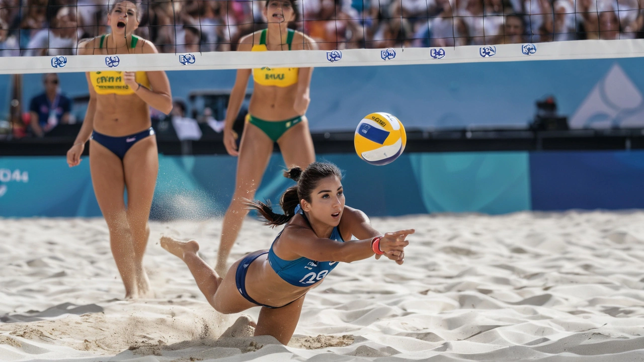 Derrota de Bárbara Seixas e Carolina Solberg nas Oitavas de Final do Vôlei de Praia nos Jogos Olímpicos de 2024