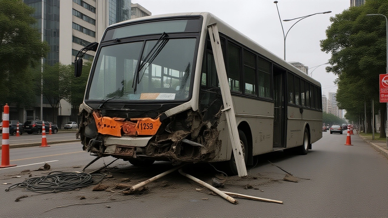 Ônibus perde controle na Raposo Tavares e atinge 16 veículos em SP, deixando 10 a 20 feridos
